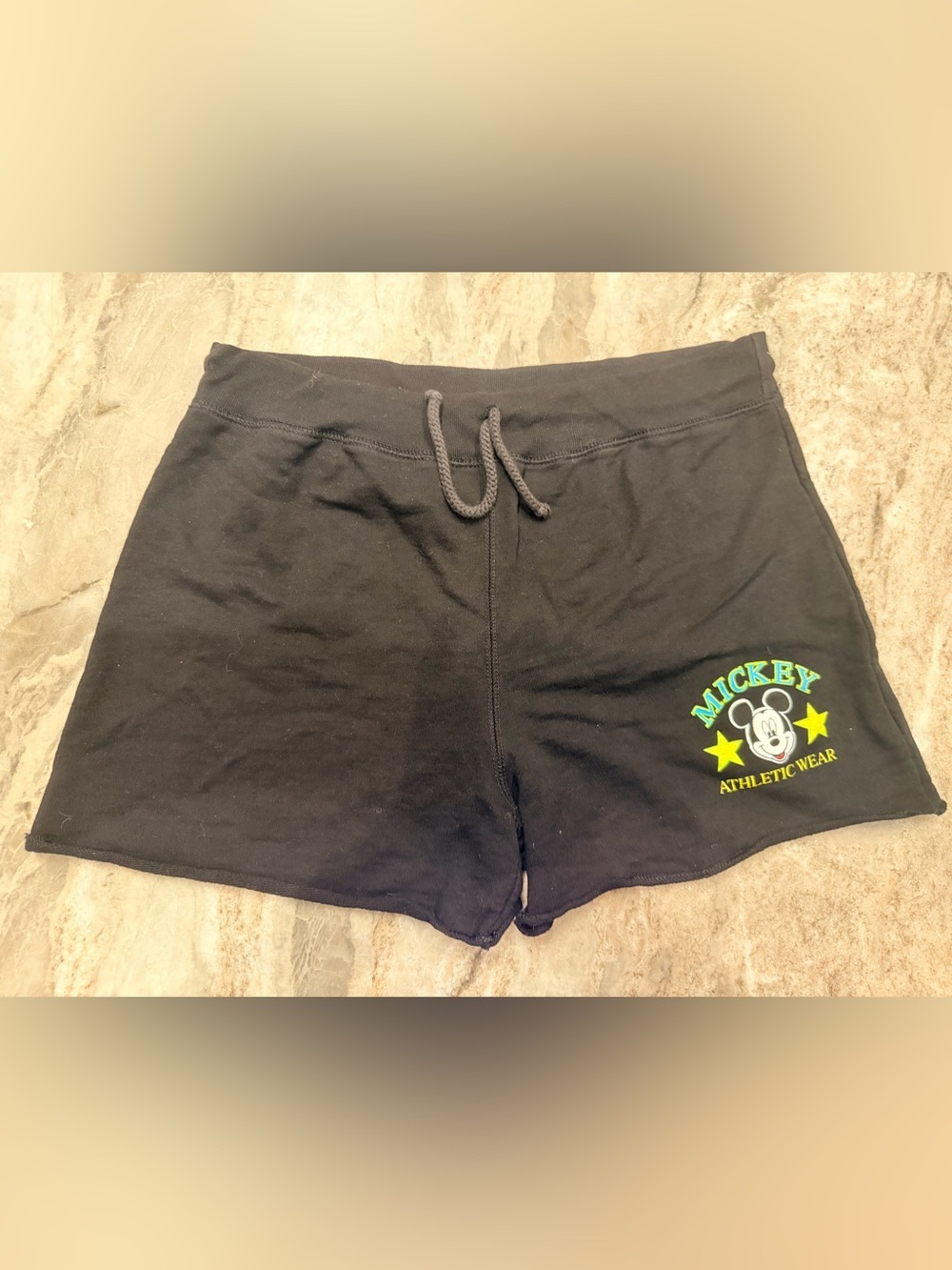 Vintage Mickey Unlimited Disney Black Athletic Sweat Shorts Small